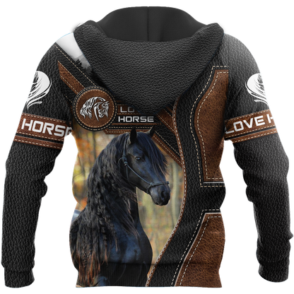 Love Beautiful Horse 3D All Over Printed Shirts For Men And Women TR1505204S - Amaze Style™-Apparel