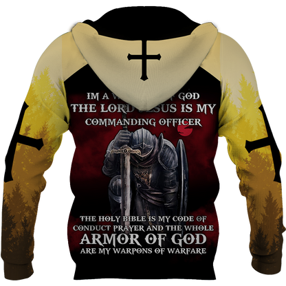 Knight God Jesus 3D All Over Printed Shirt Hoodie For Men And Women JJ240302 - Amaze Style™-Apparel