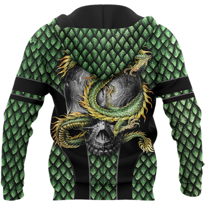 Skull dragon 3D all over printed for men and women HAC140803