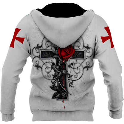 The Cross 3D All Over Printed Shirt Hoodie JJ020403 - Amaze Style™-Apparel