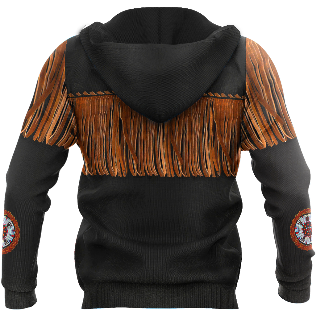 Cowboy Jacket No2 Cosplay 3D Over Printed Unisex Deluxe Hoodie ML