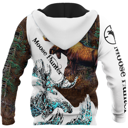 Over Printed Beautiful Moose Hunting MEI09092005 -MEI