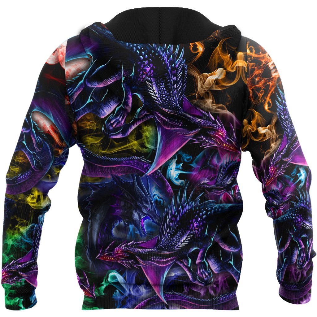 Dragon Colorful 3D Hoodie Shirt For Men And Women