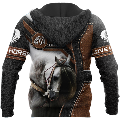 Love Beautiful Horse 3D All Over Printed Shirts For Men And Women TR1505203S - Amaze Style™-Apparel
