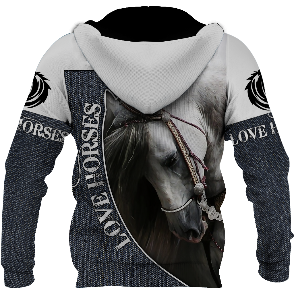 Love Beautiful Horse 3D All Over Printed Shirts JJ270401 - Amaze Style™-Apparel