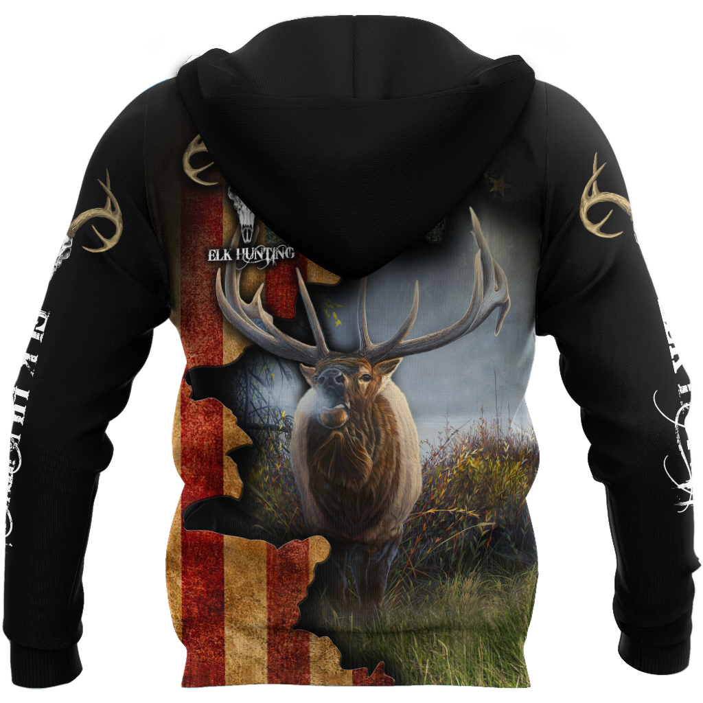 Pheasant Hunting Camo 3D Over Printed Unisex Deluxe Hoodie ML
