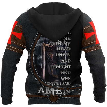 Knights Templar Sons Of God 3D all over printed for men and women PL08092004