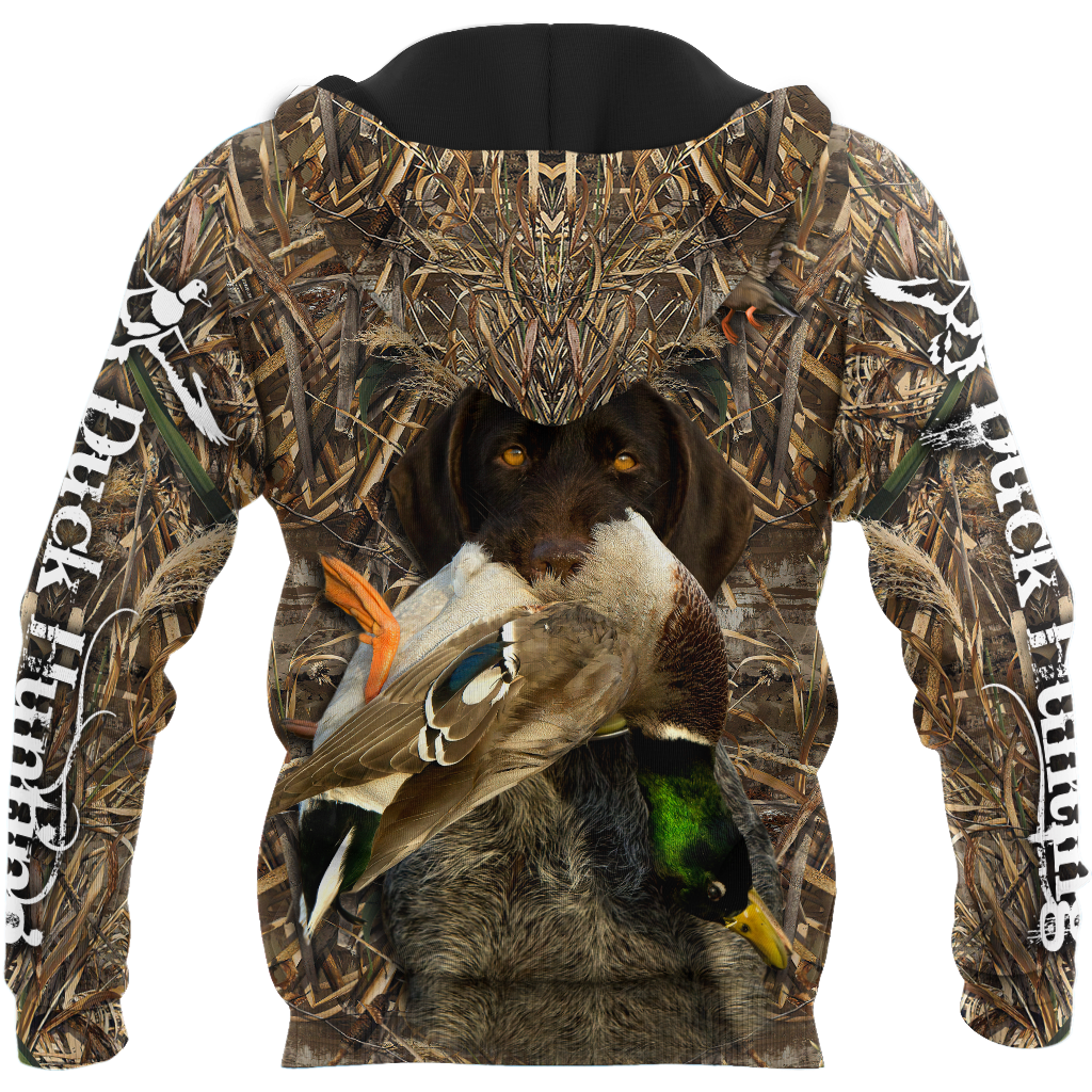 Personalized Name Hunting Camo 3D Unisex Shirts Duck Hunting Labrador Retriever