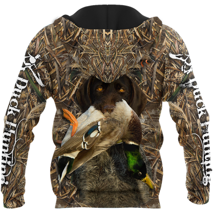 Personalized Name Hunting Camo 3D Unisex Shirts Duck Hunting Labrador Retriever