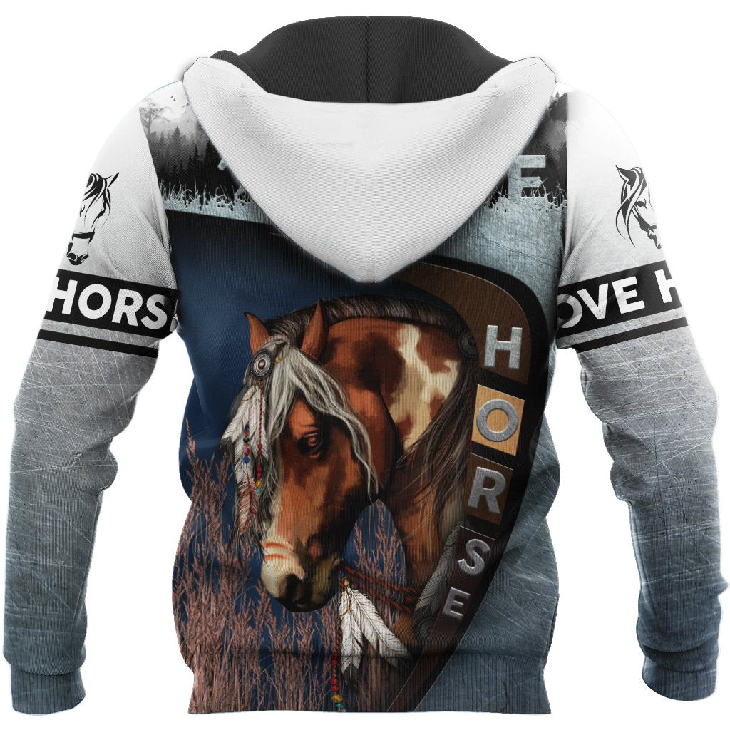 Love Horse 3D All Over Printed Shirts TR2704200 - Amaze Style™-Apparel