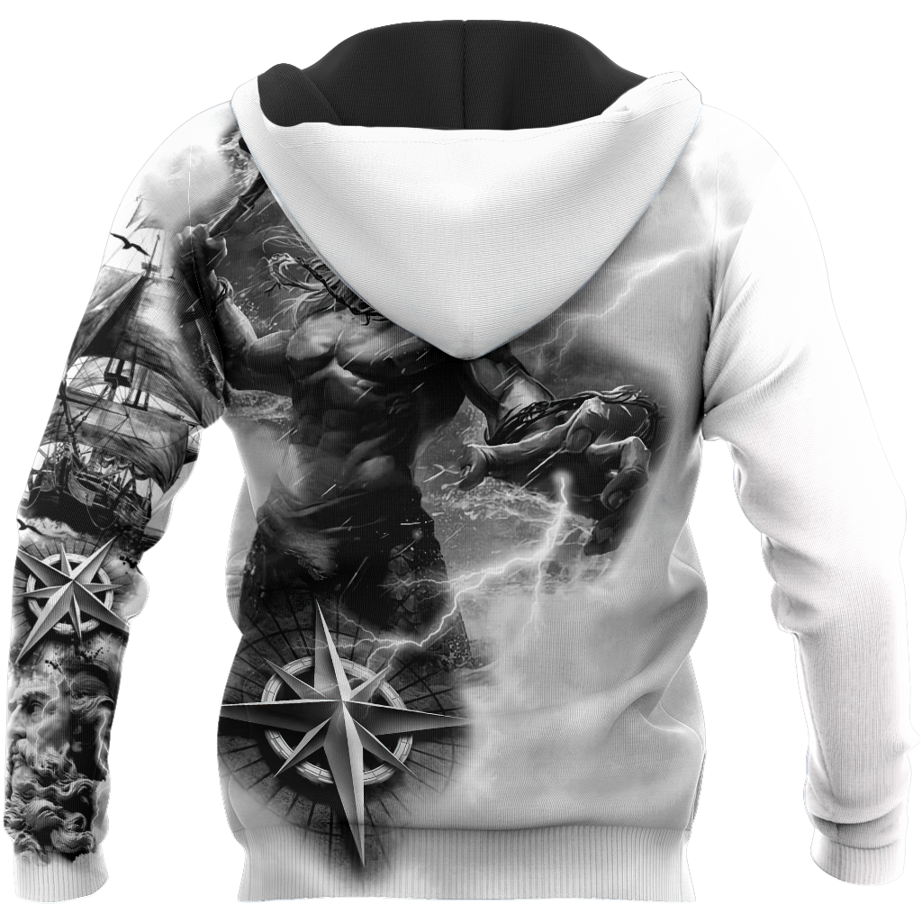 Poseidon Tattoo 3D All Over Printed Shirts HAC040601