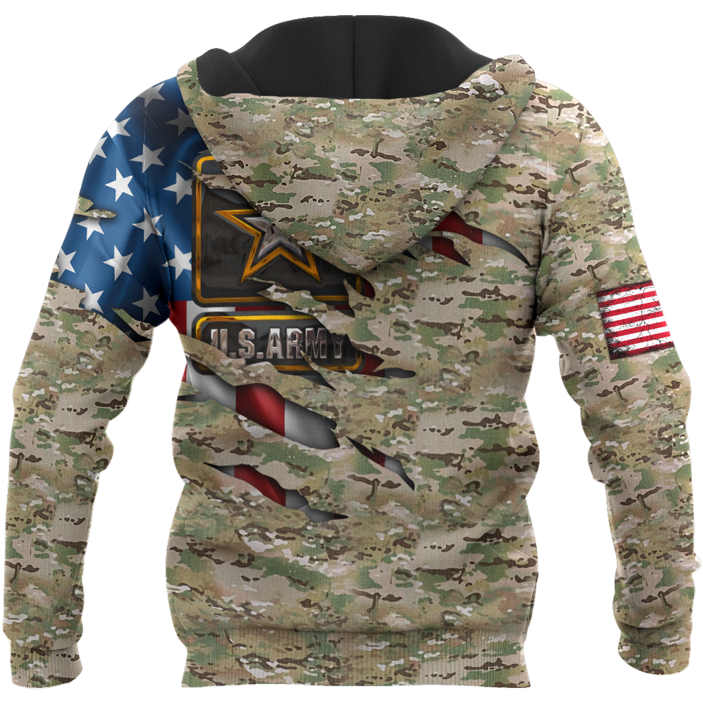 US Army Veteran 3D All Over Printed Hoodie Shirt HAC150905