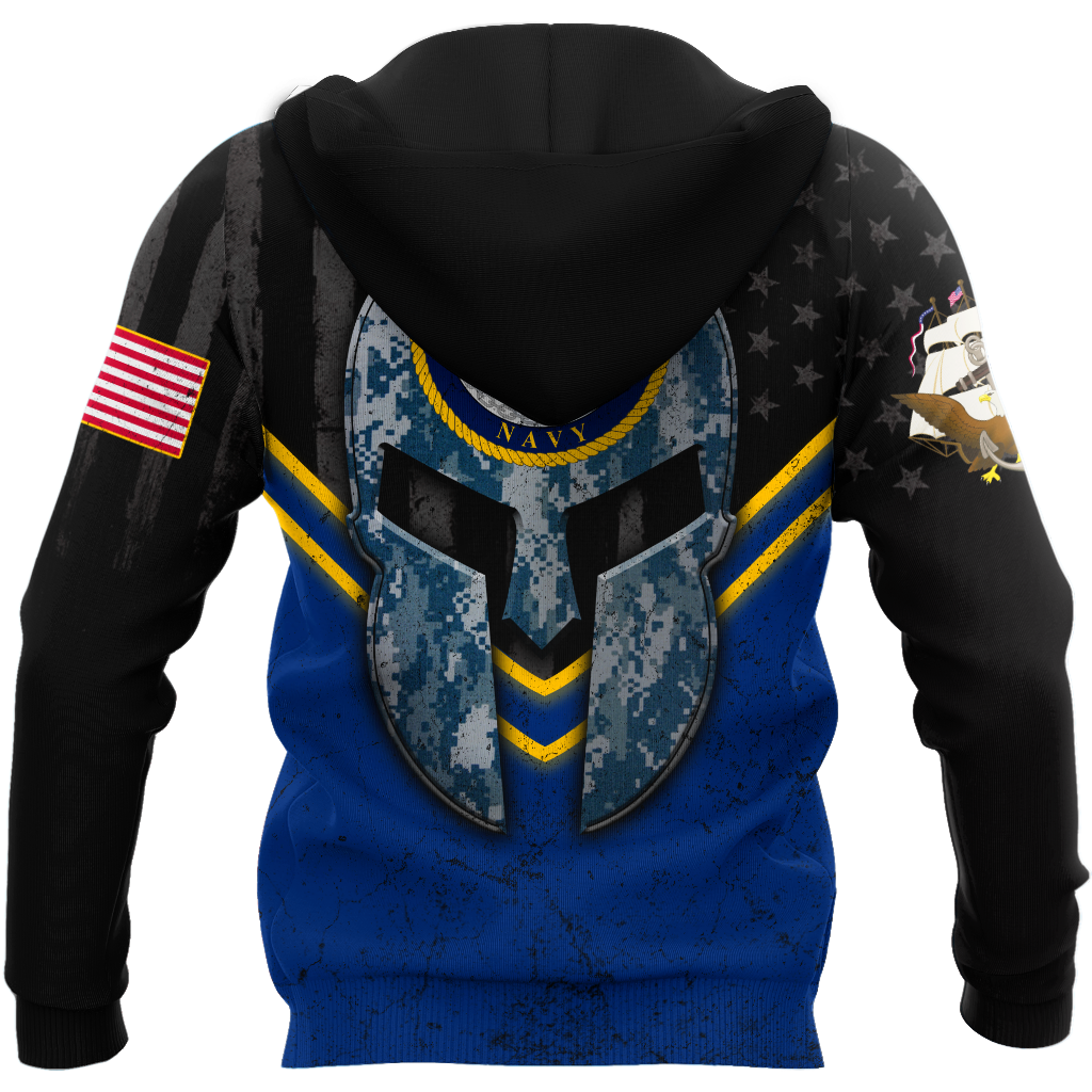 Spartan Soldier US Navy 3D All Over Printed Shirt Hoodie Pi20082002