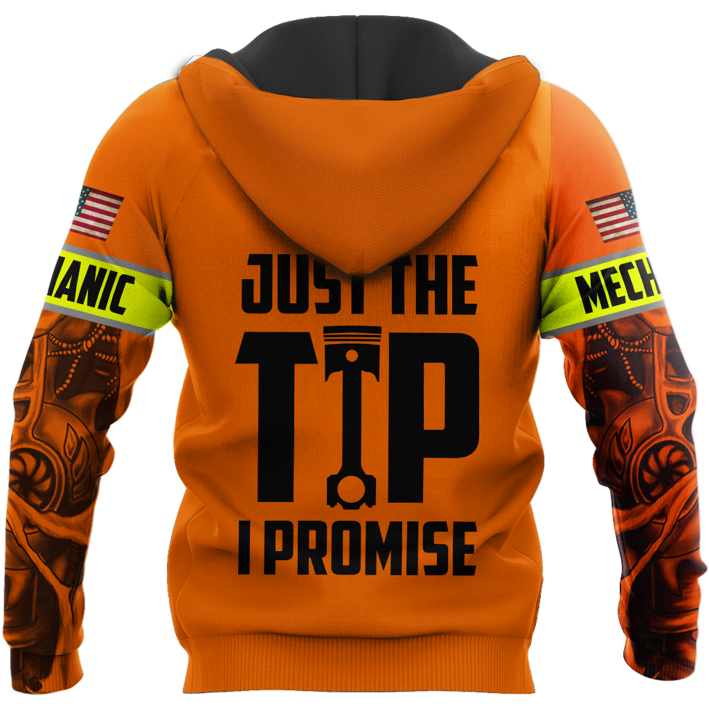 Mechanic Just The Tip I Promise 3D All Over Printed Hoodie For Men and Women TN