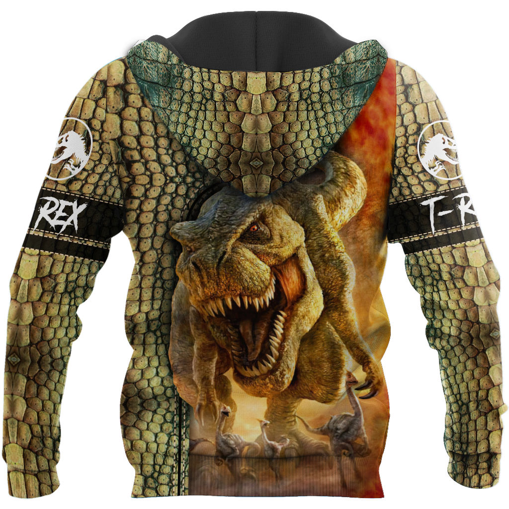 Dinosaur T-rex Skin 3D all over printed shirts