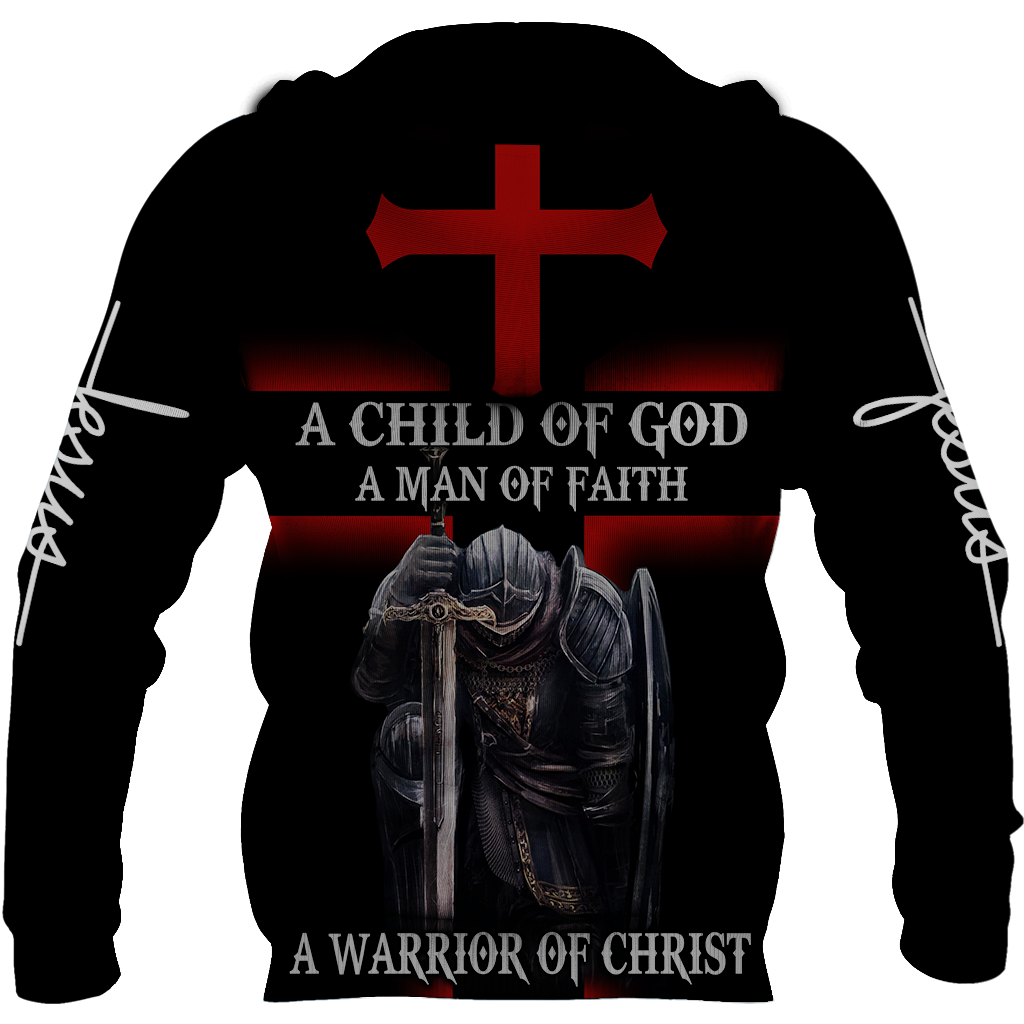 Knight God Jesus 3D All Over Printed Shirt Hoodie For Men And Women JJ060401 - Amaze Style™-Apparel