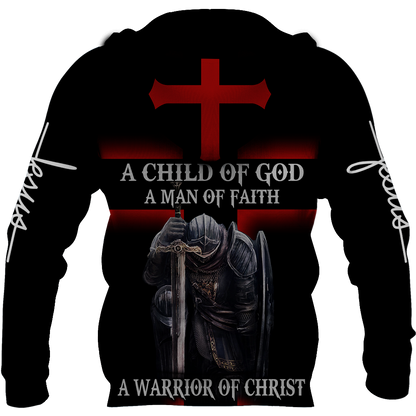 Knight God Jesus 3D All Over Printed Shirt Hoodie For Men And Women JJ060401 - Amaze Style™-Apparel