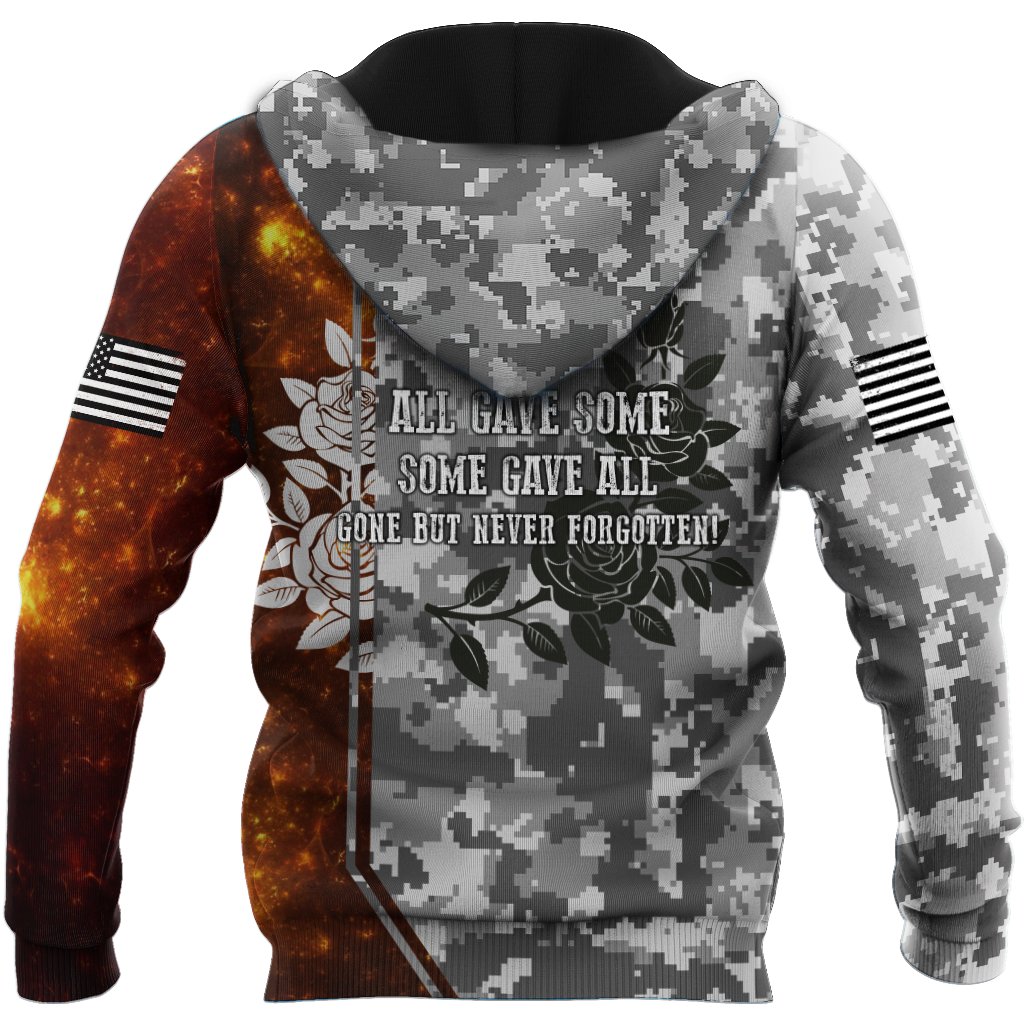 Memorial day Remember and honor the heroes 3D over printed shirts grey TR220403 - Amaze Style™-Apparel