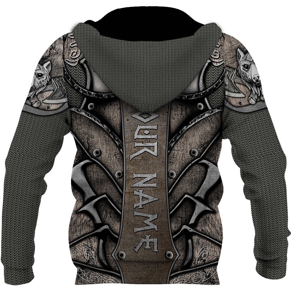 Fenrir Wolf Viking Custom Name - Amaze Style™-Apparel