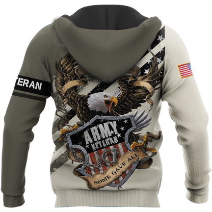 US Veteran Army All Gave Some 3D Shirts Proud Military