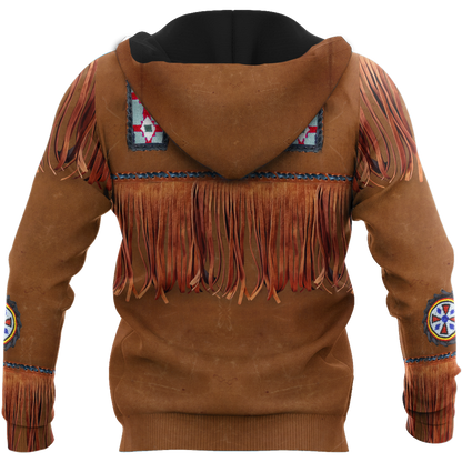 Cowboy Jacket No1 Cosplay 3D Over Printed Unisex Deluxe Hoodie ML