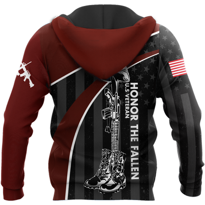 Veteran Honor the fallen 3d all over printed shirts for men and women TR1905206S - Amaze Style™-Apparel
