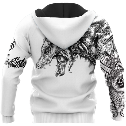 Tattoo and Dungeon Dragon Hoodie T Shirt For Men and Women HAC250502-NM - Amaze Style™-Apparel