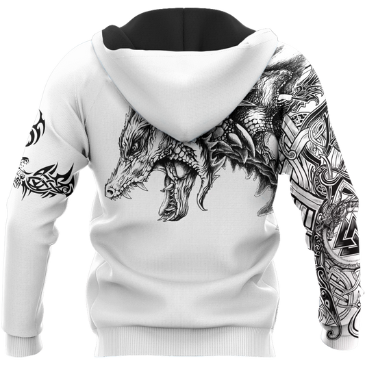 Tattoo and Dungeon Dragon Hoodie T Shirt For Men and Women HAC250502-NM - Amaze Style™-Apparel