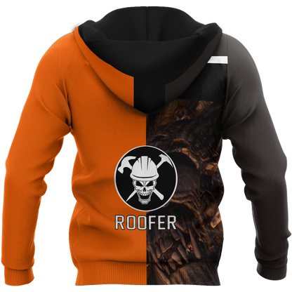 Roofer All Over Printed Hoodie For Men MEI