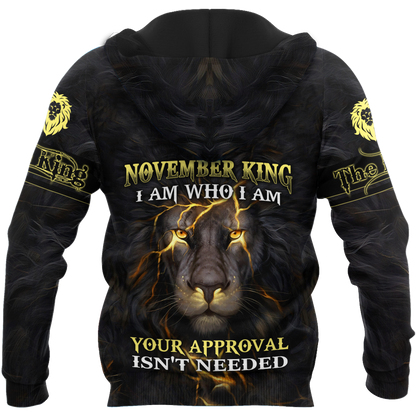 November King 3D All Over Printed Shirts Pi02102001S11