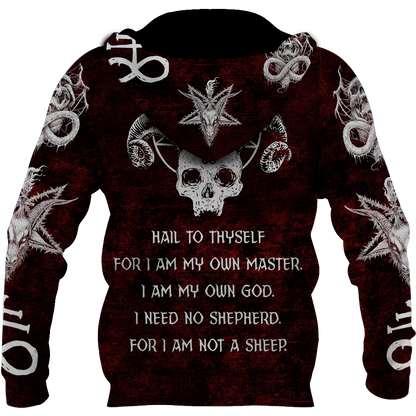 Satanic Tribal 3D All Over Printed Hoodie Shirts For Men And Women MP180305a - Amaze Style™-Apparel
