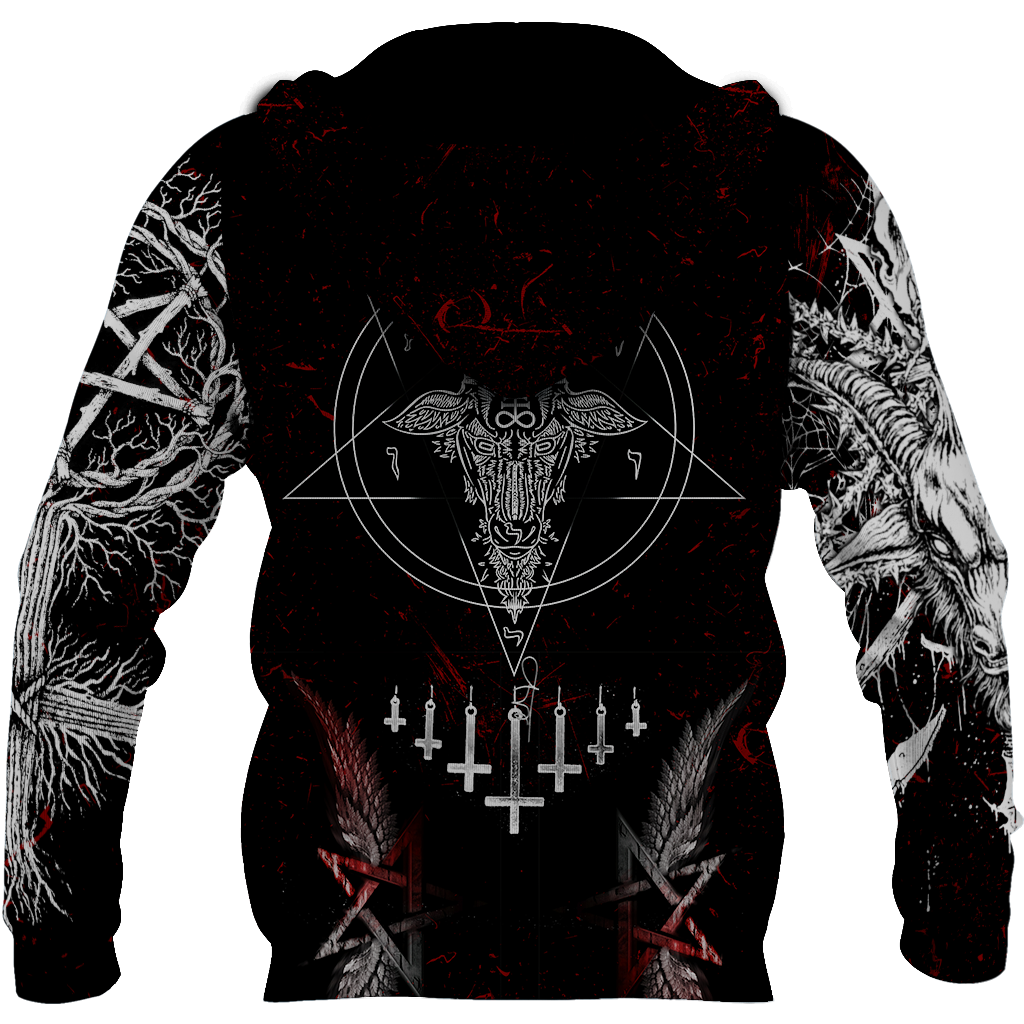 Satanic 3D All Over Printed Hoodie MP851 - Amaze Style™-Apparel
