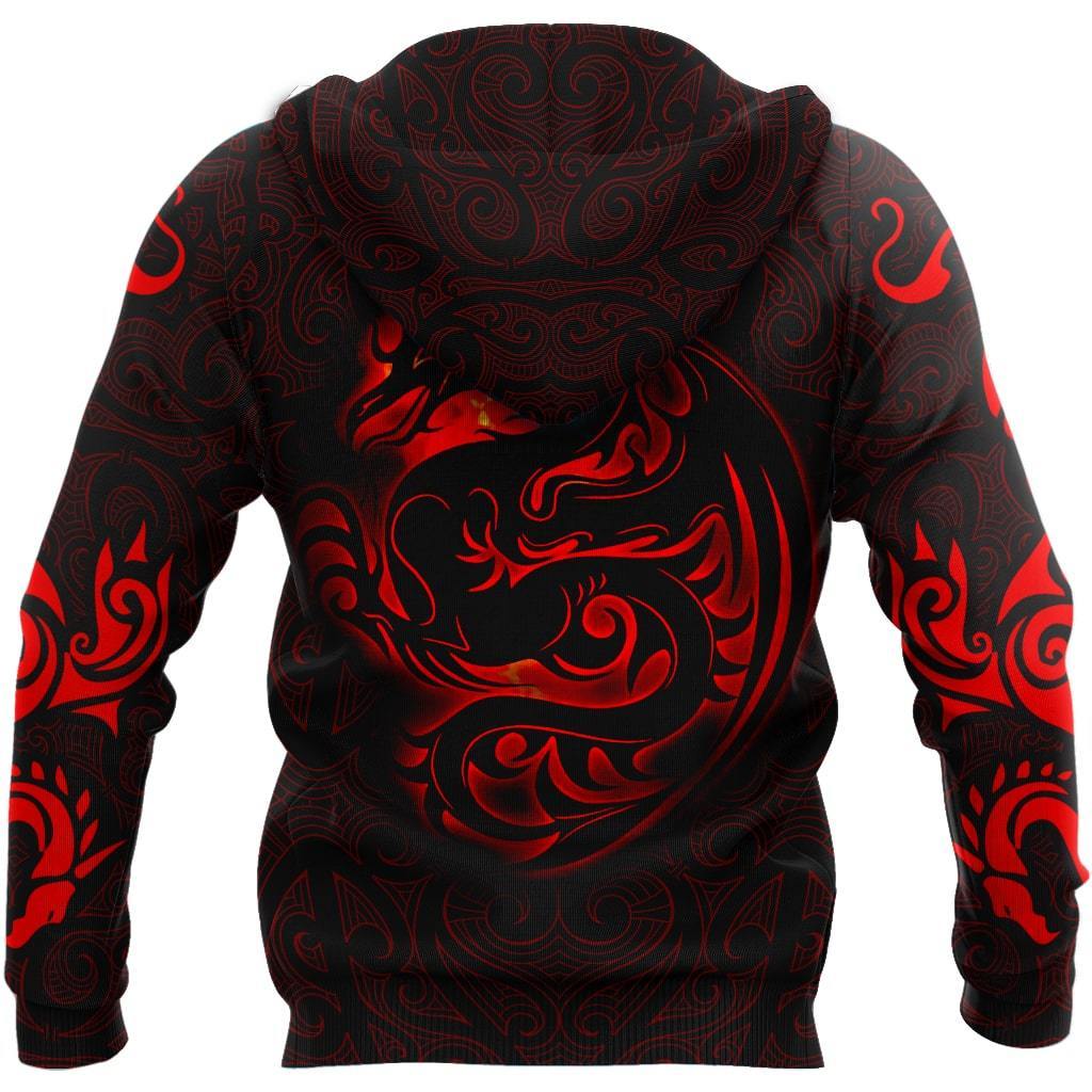 Dragon Tribal Tattoo Art 3D Over Printed Hoodie Tshirt for Men and Women-ML