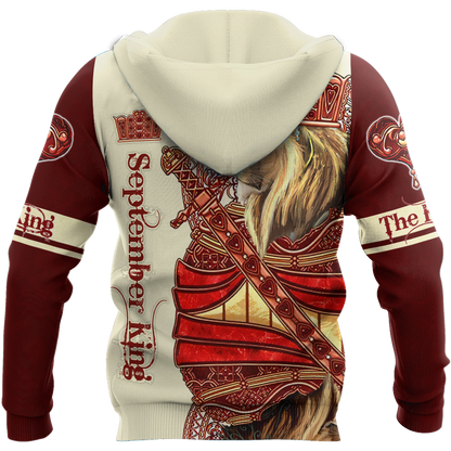 September King Lion 3D All Over Printed Unisex Shirts