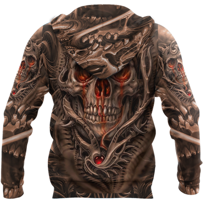 Premium Unisex All Over Printed Skull Shirts MEI
