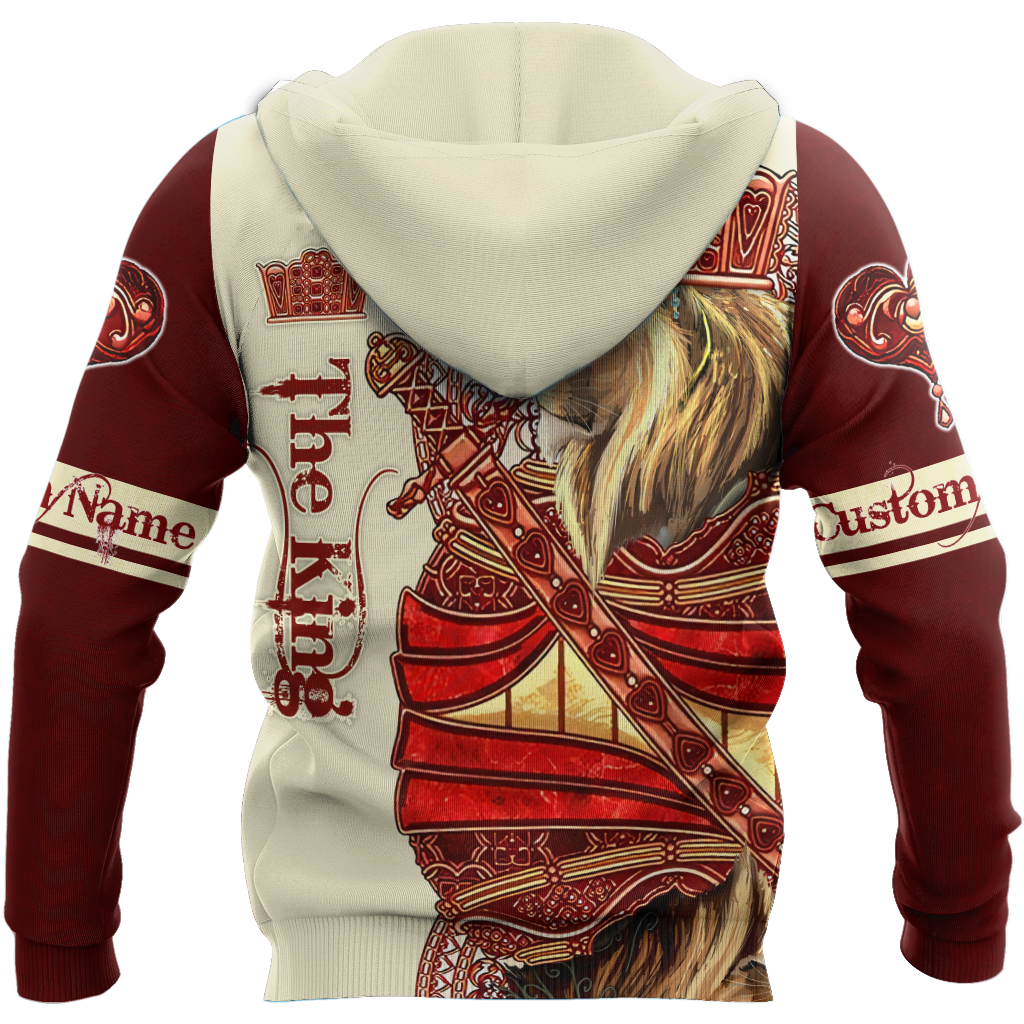 Custom Name King Lion 3D All Over Printed Unisex Shirts