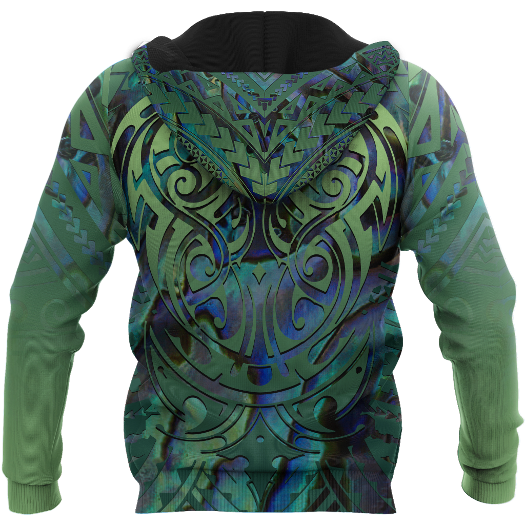 Maori hei matau paua shell  3d all over printed shirt and short for man and women
