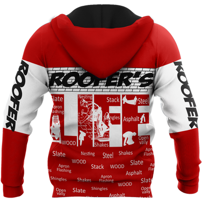 Hard Roofers 3D All Over Printed Shirts