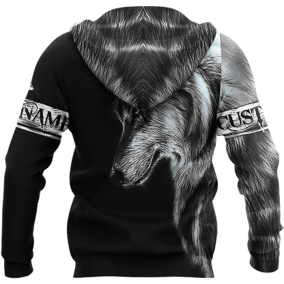 Personalized Wolf  All Over Printed Shirts For Men and Women MH010920S3