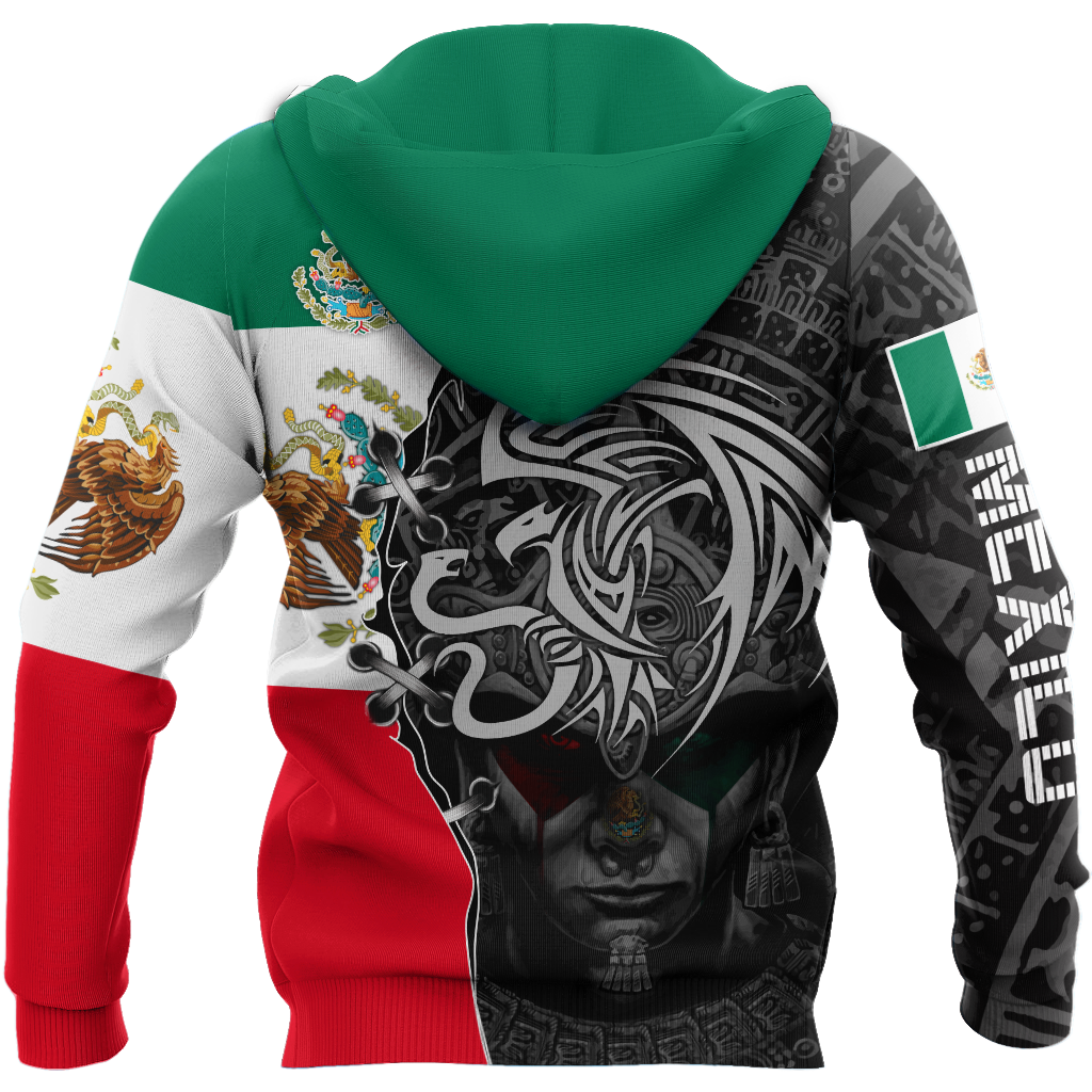 Mexico Aztec 3D All Over Printed Shirts For Men and Women