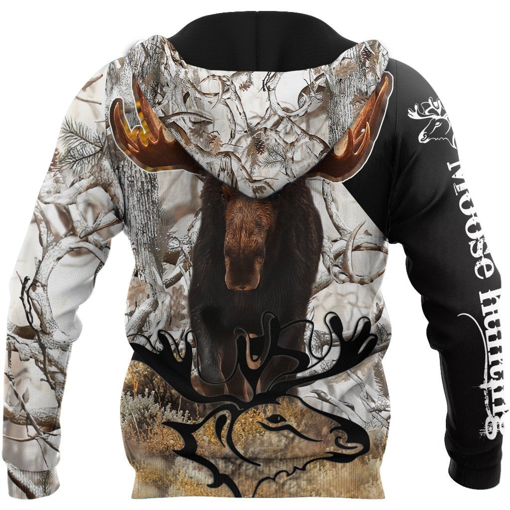 Personalized Name Moose Hunting 3D All Over Print Unisex Shirts