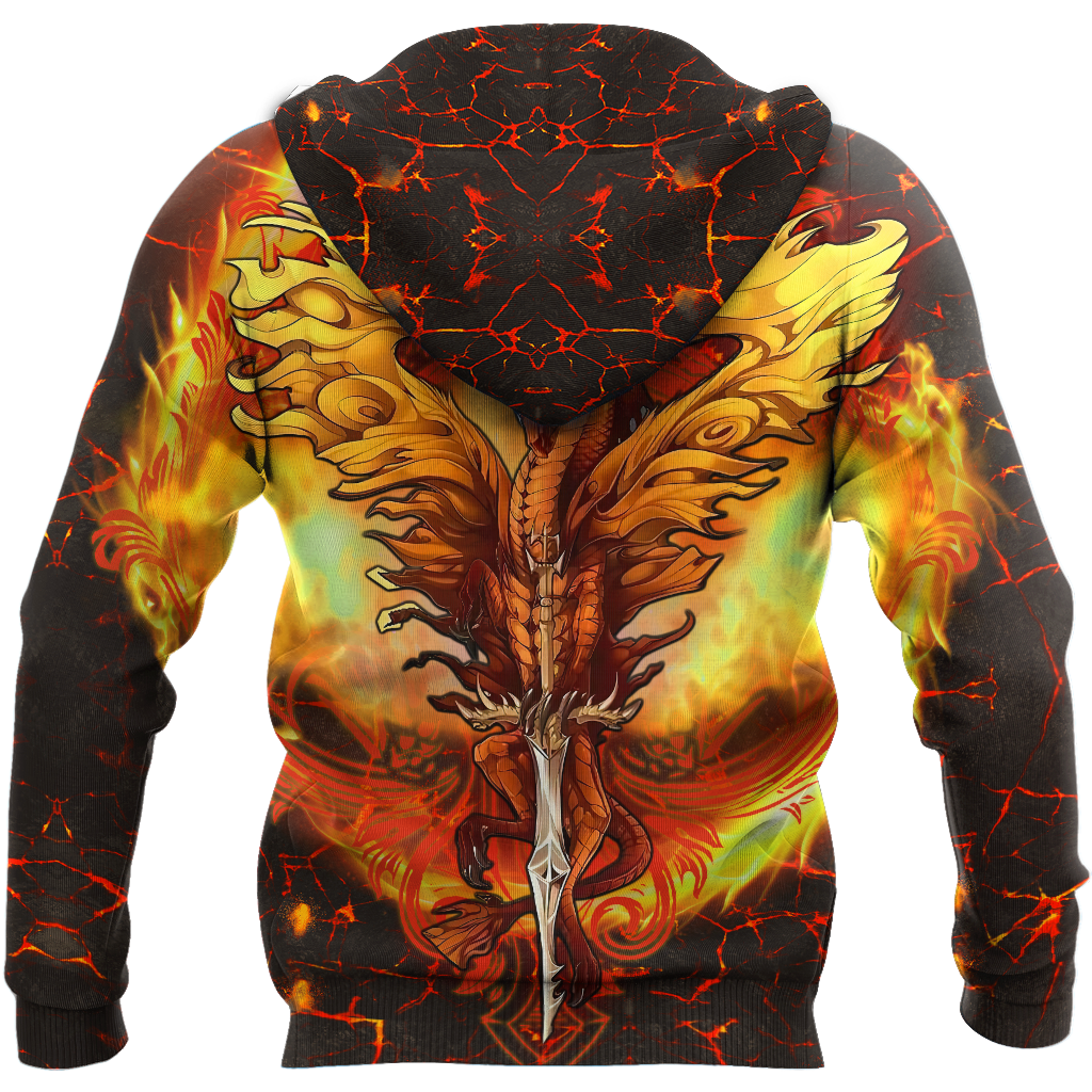 Fire Dragon Over Printed TP