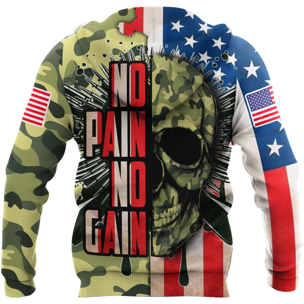 Skull Camo army 3D all over printed for man and women QB05312001