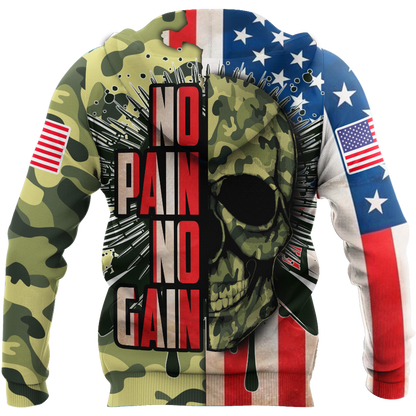 Skull Camo army 3D all over printed for man and women QB05312001
