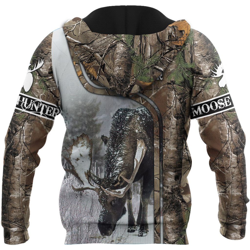 Pheasant Hunting Camo 3D Over Printed Unisex Deluxe Hoodie ML