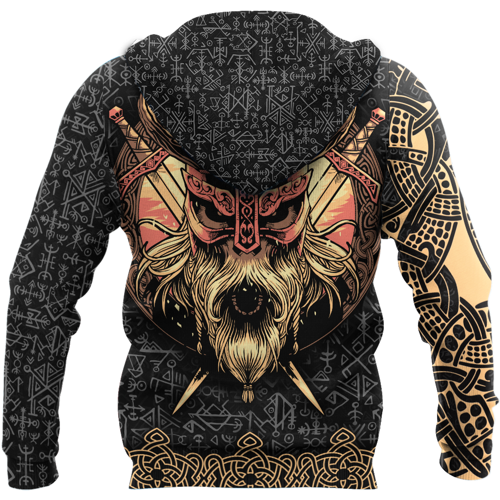Love Skull Viking 3D all over printed for man and women QB06062004