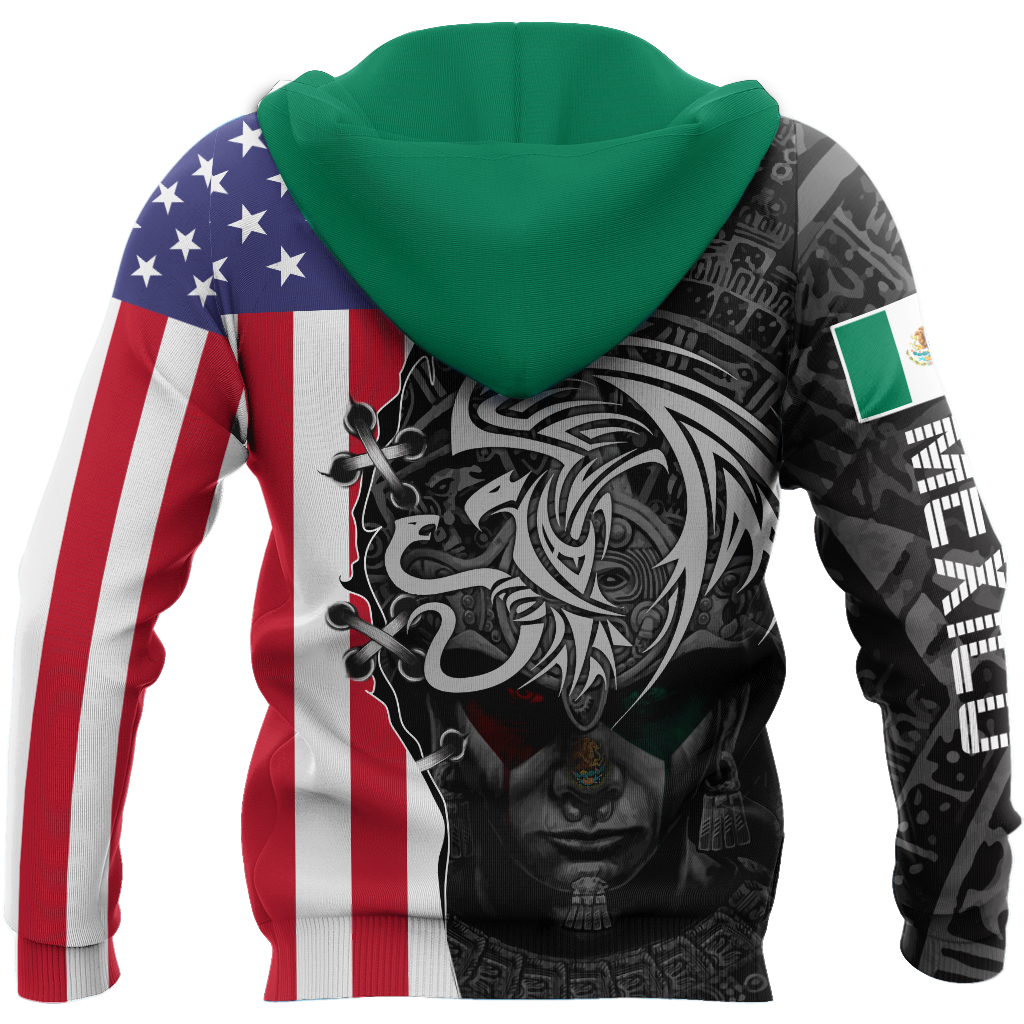 Mexico- US 3D All Over Printed Shirts For Men and Women