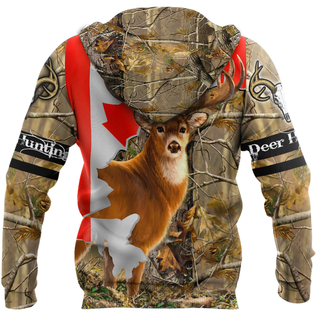 Deer Hunting Canada 3D All Over Printed Shirts For Men HHT31082001-LAM