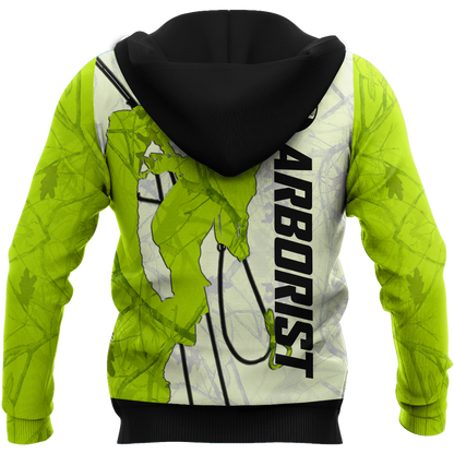 Premium All Over Printed Green Arborist Shirts MEI