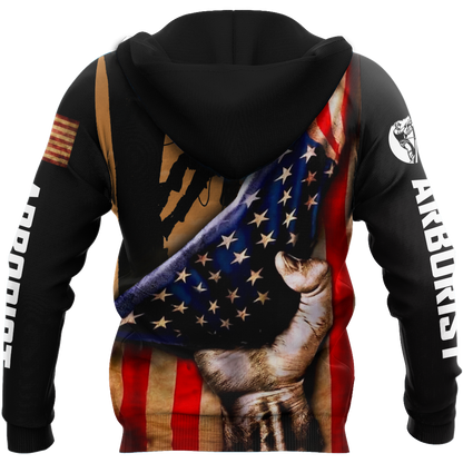 Premium Unisex All Over Printed American Flag Arborist Shirts MEI